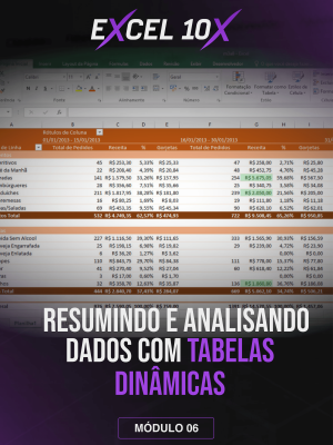 RESUMINDO E ANALISANDO DADOS COM TABELAS DINÂMICAS
